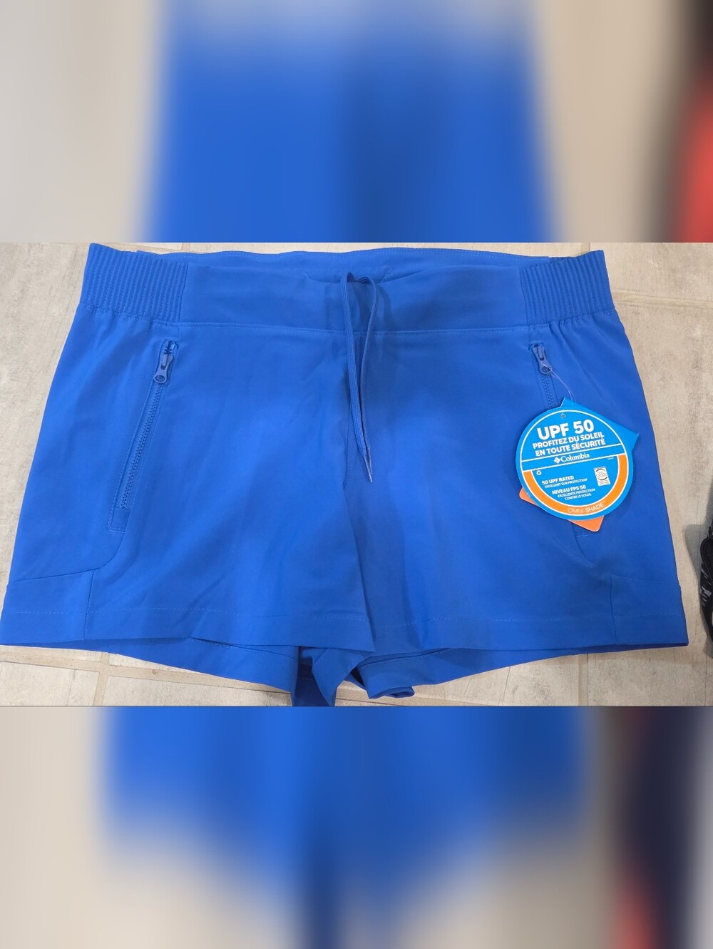 Columbia Women's Athletic Shorts in Bright Blue Size Medium